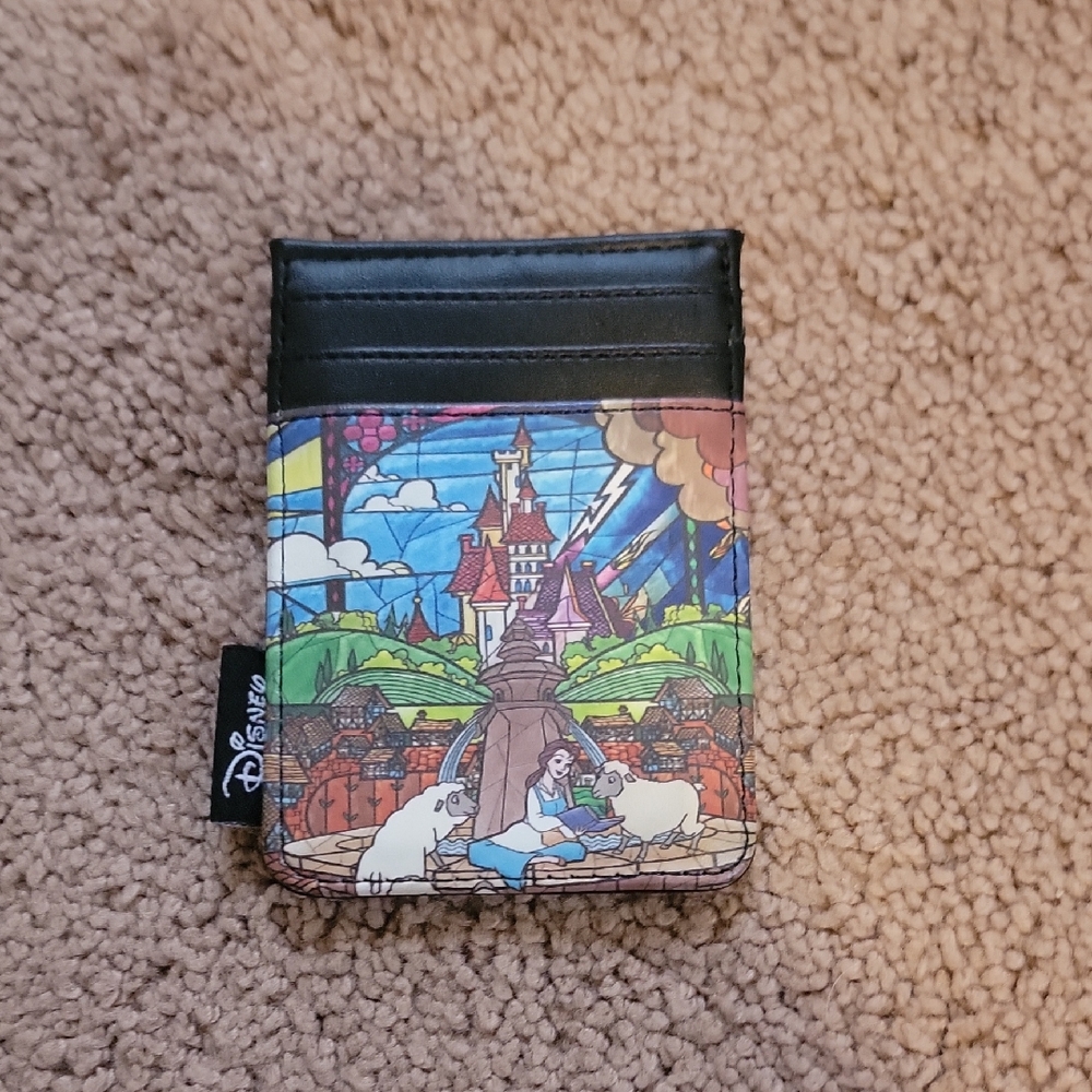 Disney Black and Colorful Card Holder